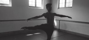 Dancer in a studio