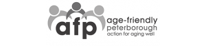 Age-friendly Peterborough logo
