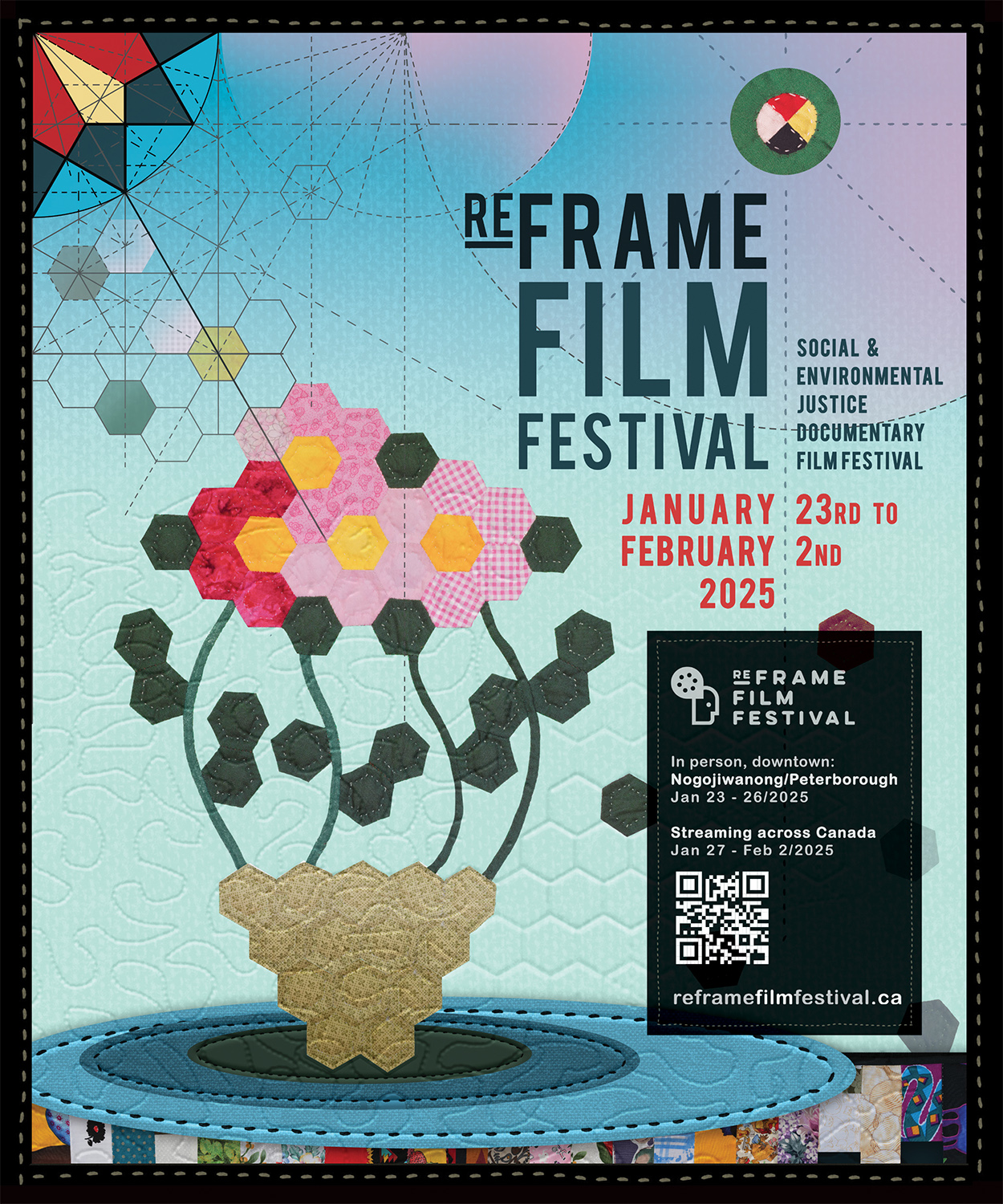 front cover image of the film guide booklet from ReFrame 2025